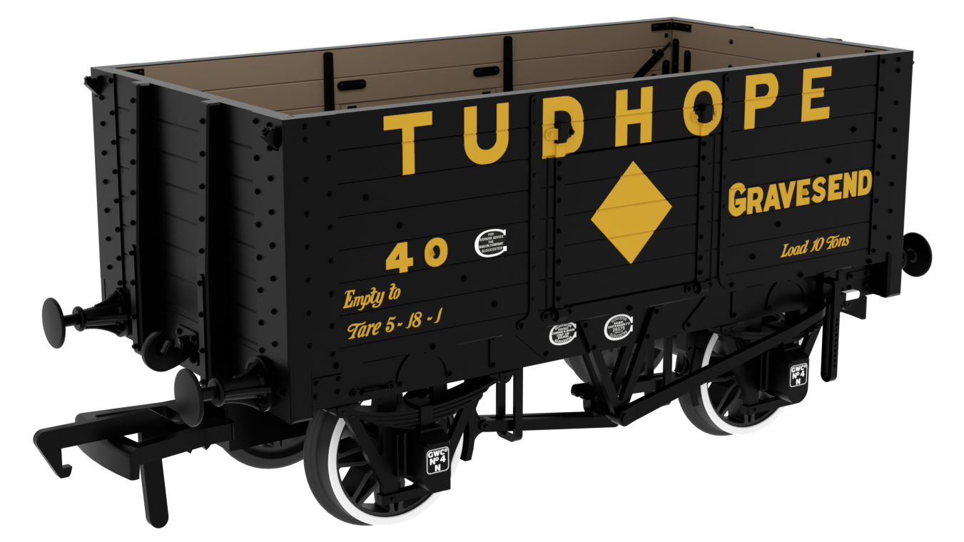 967817 RCH 1907 Spec Open Wagon Tudhope No. 40 7-plank wagon with side doors