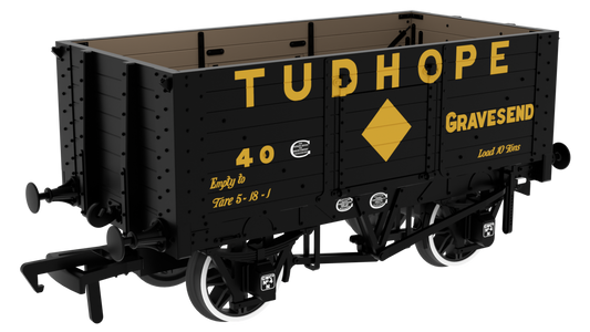 967817 RCH 1907 Spec Open Wagon Tudhope No. 40 7-plank wagon with side doors