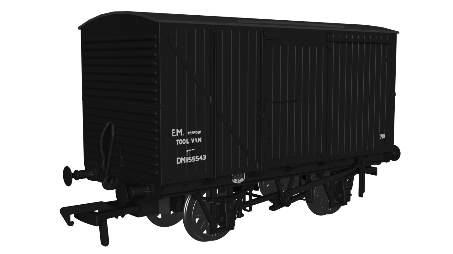 12 Ton LMS D1663 Van - BR Departmental No.DM155543