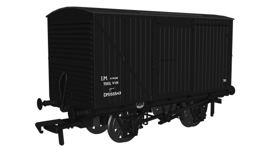 12 Ton LMS D1663 Van - BR Departmental No.DM155543