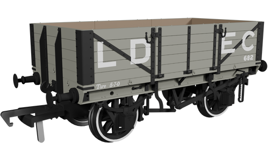 GER Dia.17 5-Plank Open Wagon LDEC No.682