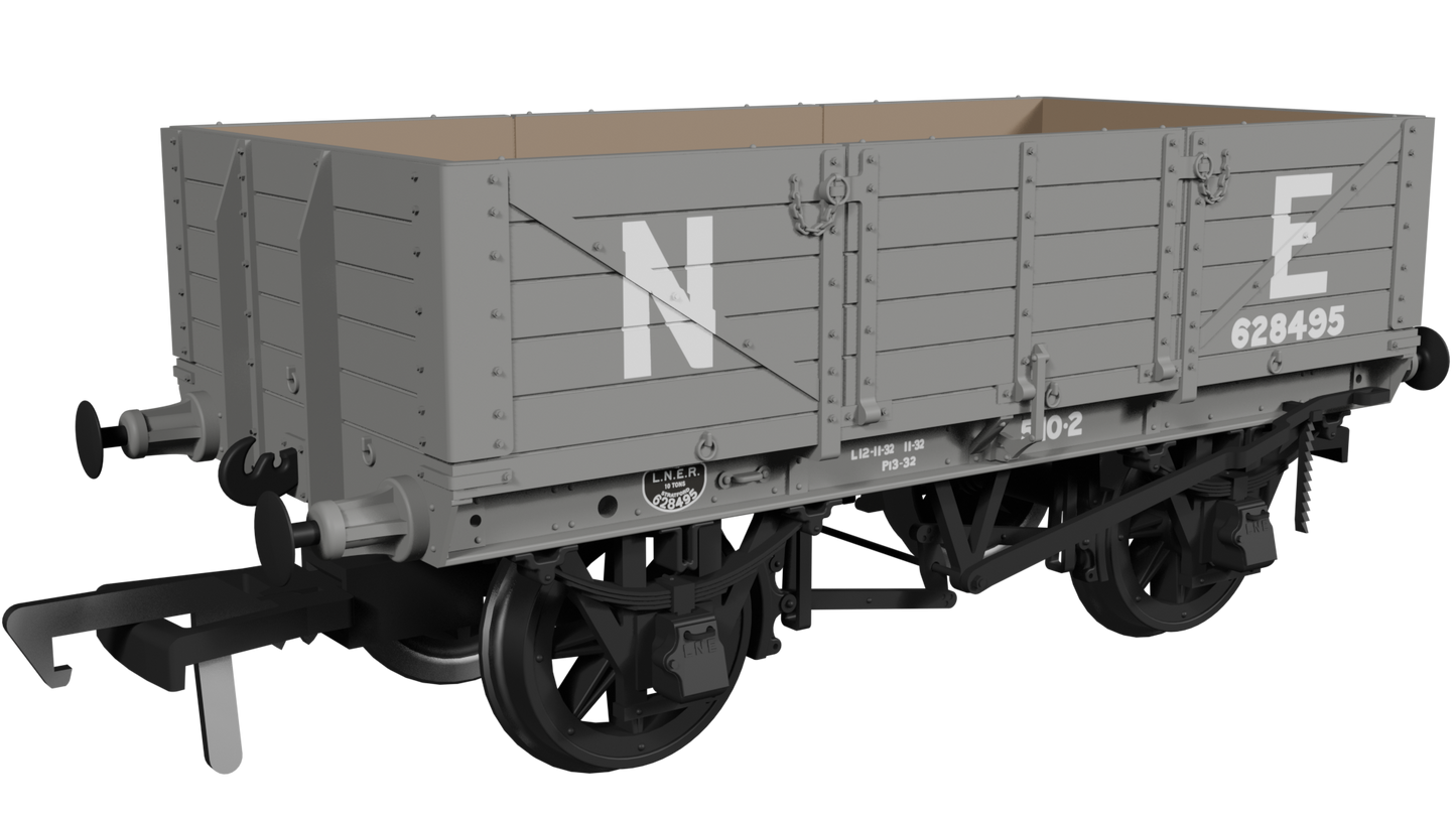 GER Dia.17 5-Plank Open Wagon NE (pre-36) No.628495