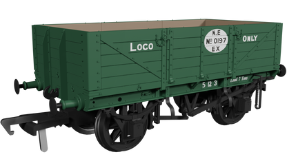 GER Dia.17 5-Plank Open Wagon NE Loco No.O197