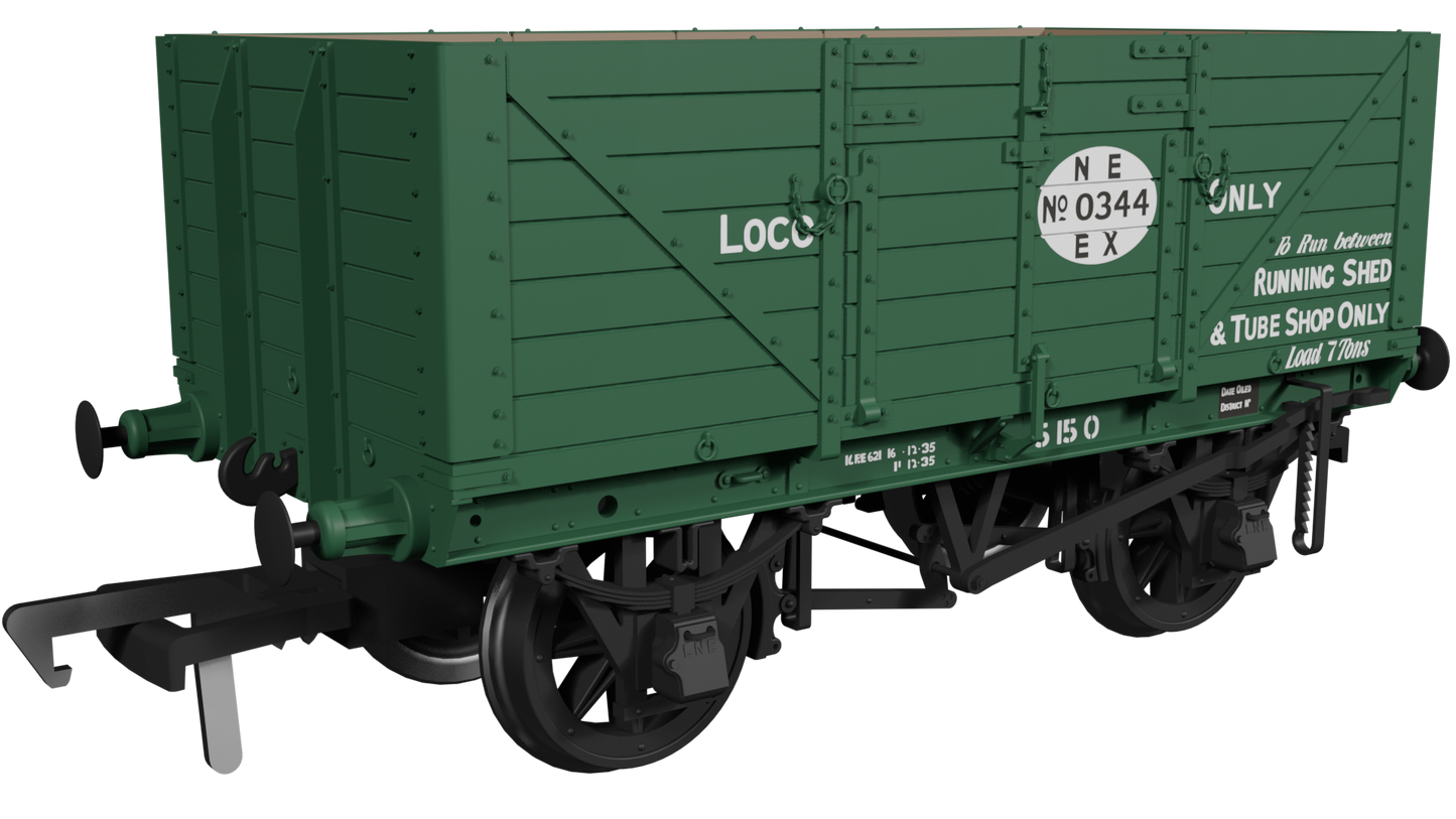 GER Dia.48 7-Plank Open Wagon LNER Loco No.0344