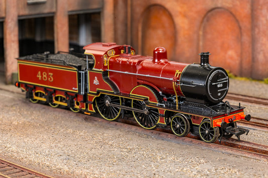 Midland Railway 483 Class 4-4-0 Crimson No.483 Steam Locomotive - DCC Sound