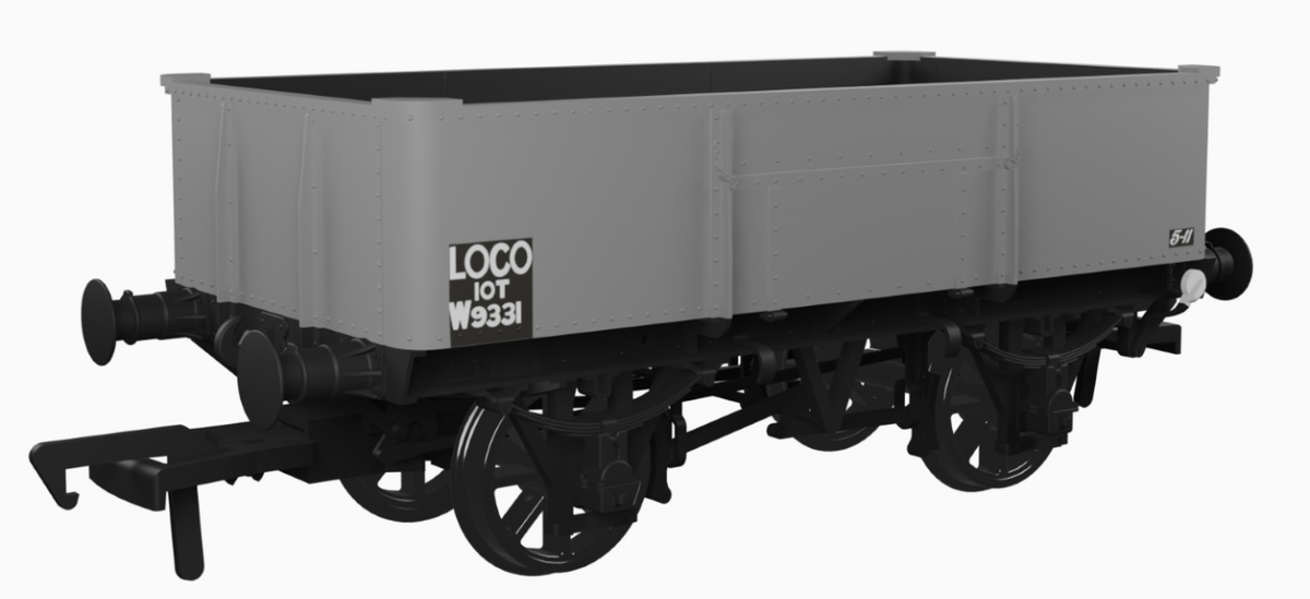 Rapido Trains UK 977009 Diagram N19 Loco Coal Wagon - BR No.W9331 ...