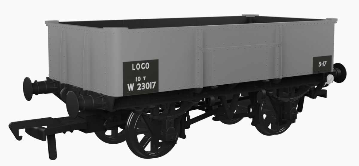 Rapido Trains UK 977010 Diagram N19 Loco Coal Wagon - BR No.W23017 ...