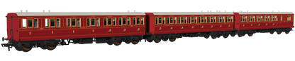 48' SECR ‘Evolution’ Bogie Coach Non-Corridor Carriage No.973, No.881 & No.1010 3-Pack