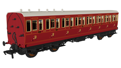 48' SECR ‘Evolution’ Bogie Coach Non-Corridor Carriage No.973, No.881 & No.1010 3-Pack