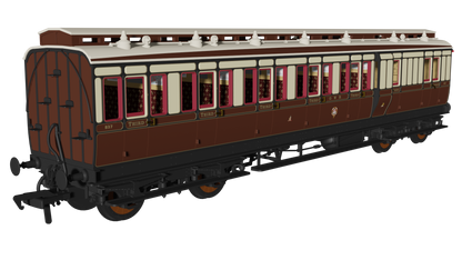 48' GWR ‘Evolution’ Bogie Coach Non-Corridor Carriage No.837, No.1356 & No.8087 3-Pack