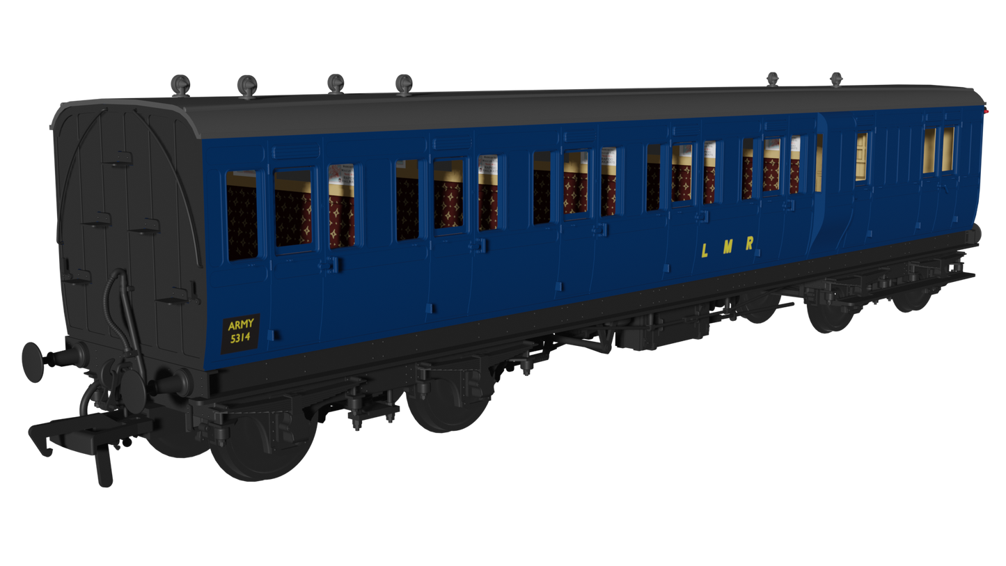 48' LMR ‘Evolution’ Bogie Coach Non-Corridor Carriage No.5314, No.5315 & No.5316 3-Pack