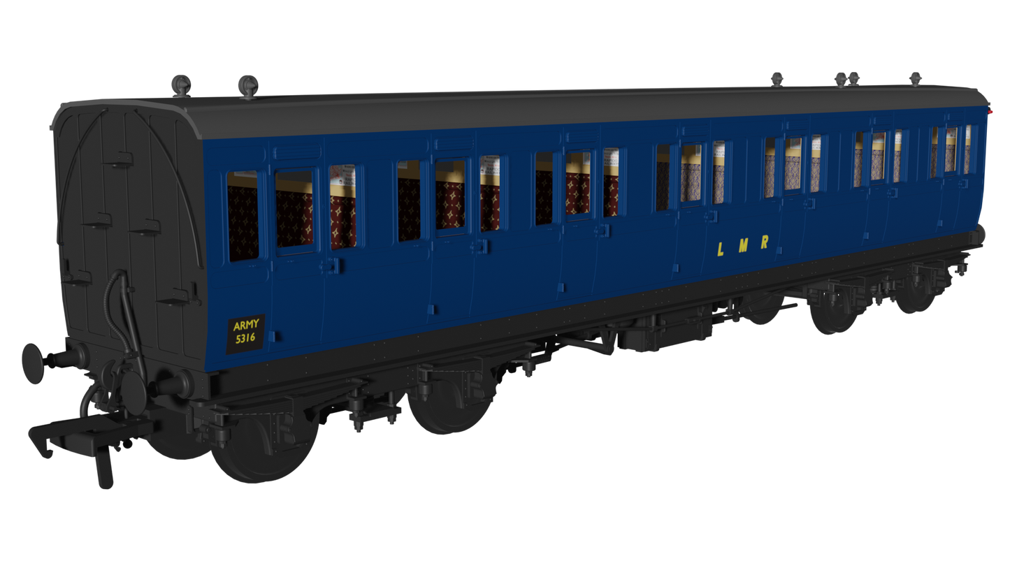 48' LMR ‘Evolution’ Bogie Coach Non-Corridor Carriage No.5314, No.5315 & No.5316 3-Pack