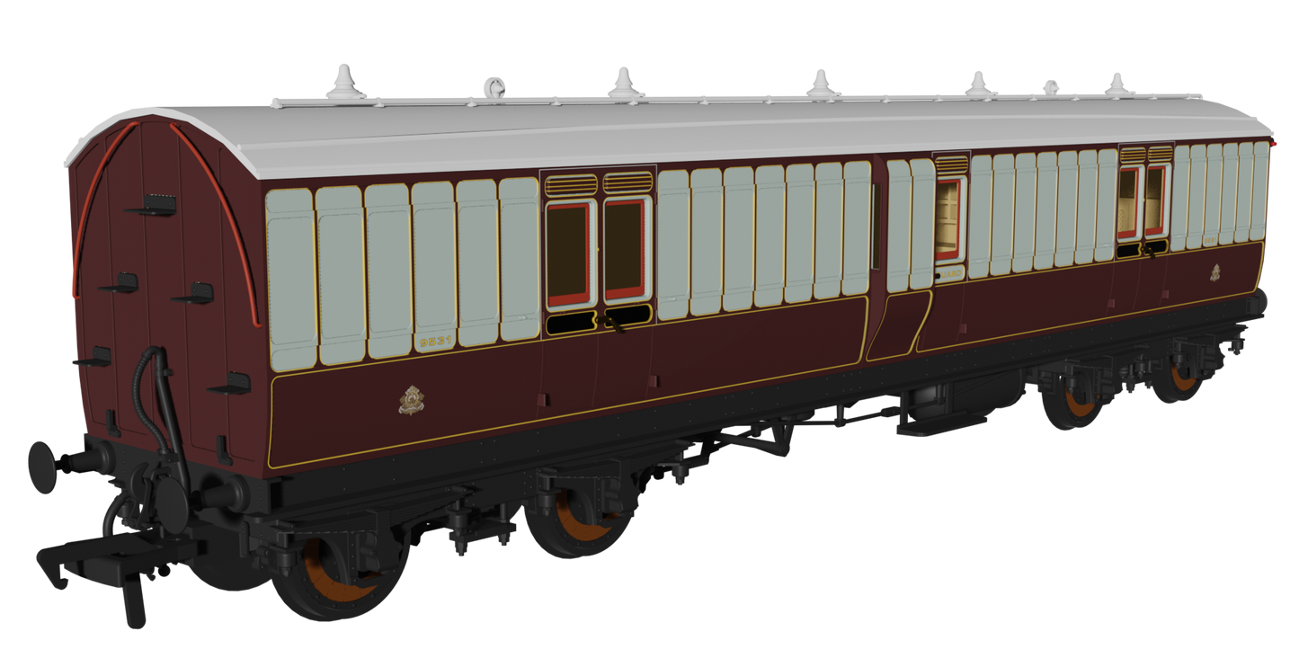 48' LNWR ‘Evolution’ Non-Corridor Full Brake No.9531