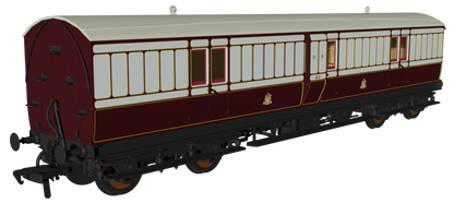 978112 ‘Evolution’ 48’ Caledonian Railway Purple Madder and White Full brake No.34