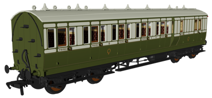 978114 ‘Evolution’ 48’ Highland Railway Green and White Brake third No.9