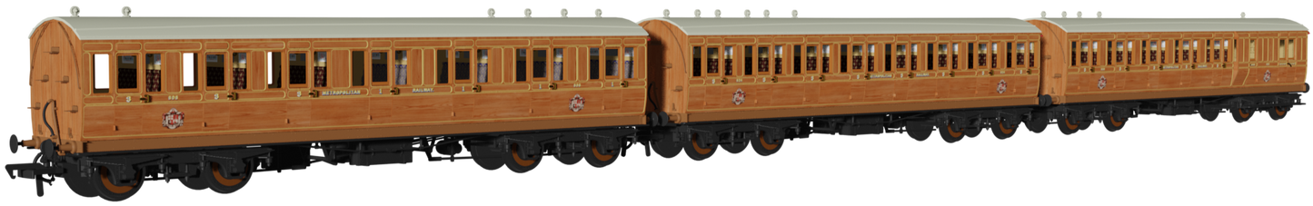 ‘Evolution’ 48’ Metropolitan Railway Teak No.630, 624 & 606 Triple Pack