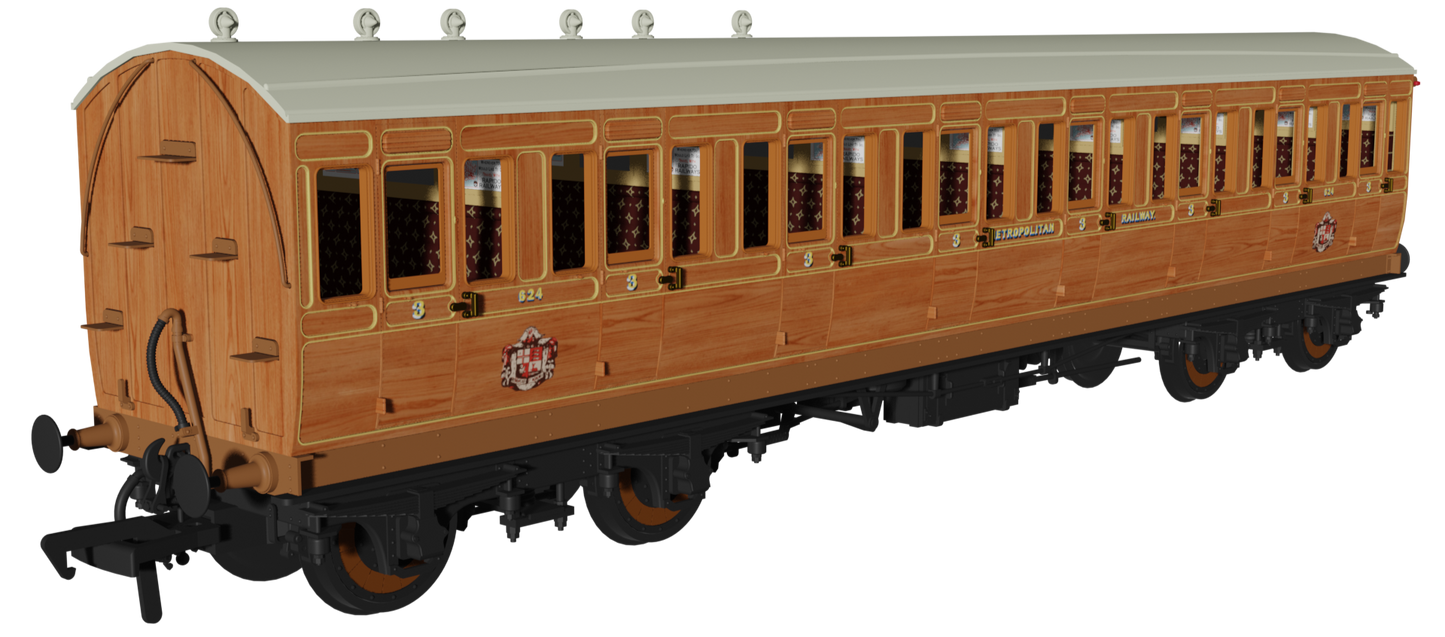 ‘Evolution’ 48’ Metropolitan Railway Teak No.630, 624 & 606 Triple Pack