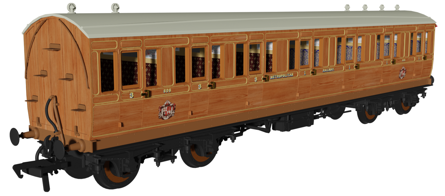 ‘Evolution’ 48’ Metropolitan Railway Teak No.630, 624 & 606 Triple Pack