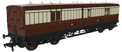 978136 ‘Evolution’ 48’ Great Western Railway Chocolate and Cream (Early Monogram) Full brake No.18