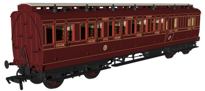 978150 ‘Evolution’ 48’ North Eastern Railway Crimson Lake Brake third No.1374