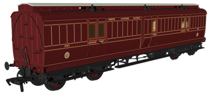 978154 ‘Evolution’ 48’ North Eastern Railway Crimson Lake Full brake No.291