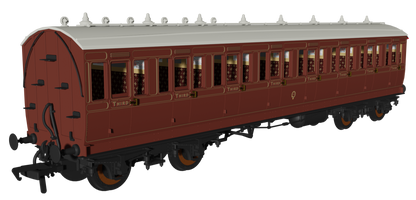 'Evolution' 48' LBSC Mahogany Non-Corridor Carriage No.1236, 535 & 297 Triple Pack