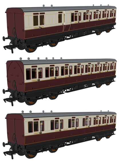 'Evolution' 48' GNoSR Non-Corridor Carriage No.69, 112 & 60 Triple Pack