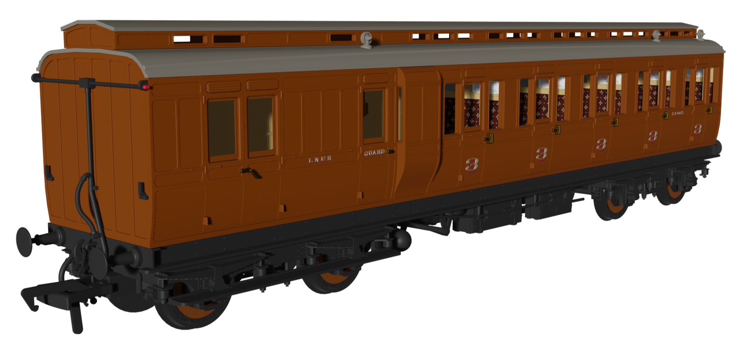 'Evolution' 48' LNER Non-Corridor Carriage No.51865, 52105 & 51400 Triple Pack