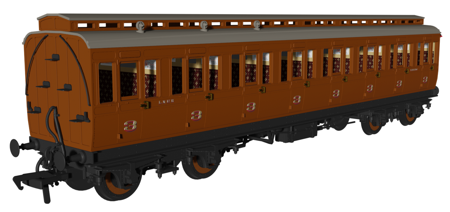 'Evolution' 48' LNER Non-Corridor Third No.52236