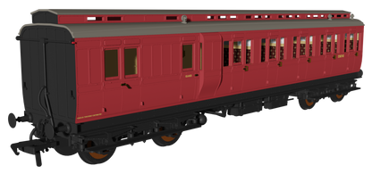 'Evolution' 48' BR Crimson Non-Corridor Carriage No.E51876E, E52305E & E51366E Triple Pack
