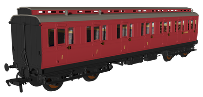 'Evolution' 48' BR Crimson Non-Corridor Carriage No.E51876E, E52305E & E51366E Triple Pack