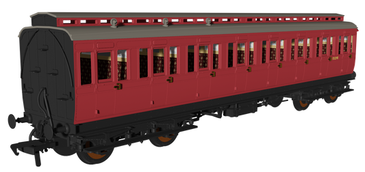 'Evolution' 48' BR Crimson Non-Corridor Third No.E52291E