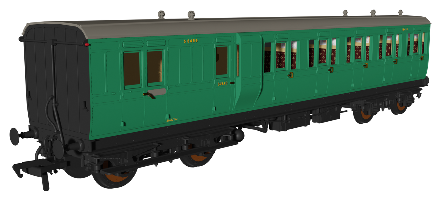 'Evolution' 48' BR Malachite Non-Corridor Carriage No.S8459, S7963 & S9004 Triple Pack