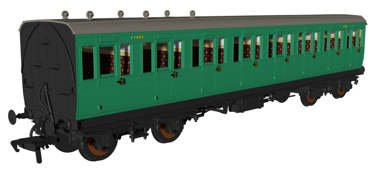 'Evolution' 48' BR Malachite Non-Corridor Carriage No.S8459, S7963 & S9004 Triple Pack