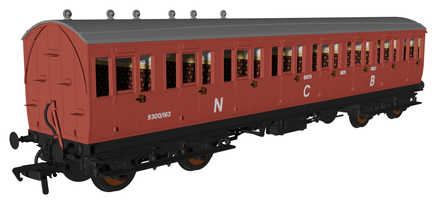 'Evolution' 48' NCB Non-Corridor Carriage No.9300/159, 9300/163 & 9300/151 Triple Pack