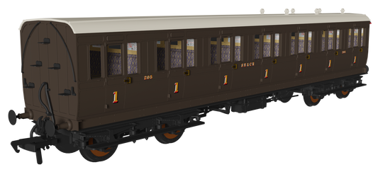 'Evolution' 48' SECR Wellington Brown Non-Corridor First No.205