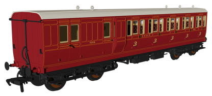 'Evolution' 48' SECR Red Non-Corridor Carriage No.1064, 883 & 1011 Triple Pack