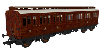 978915 GCR Mahogany 'Evolution' Non-Corridor Carriage Triple Pack