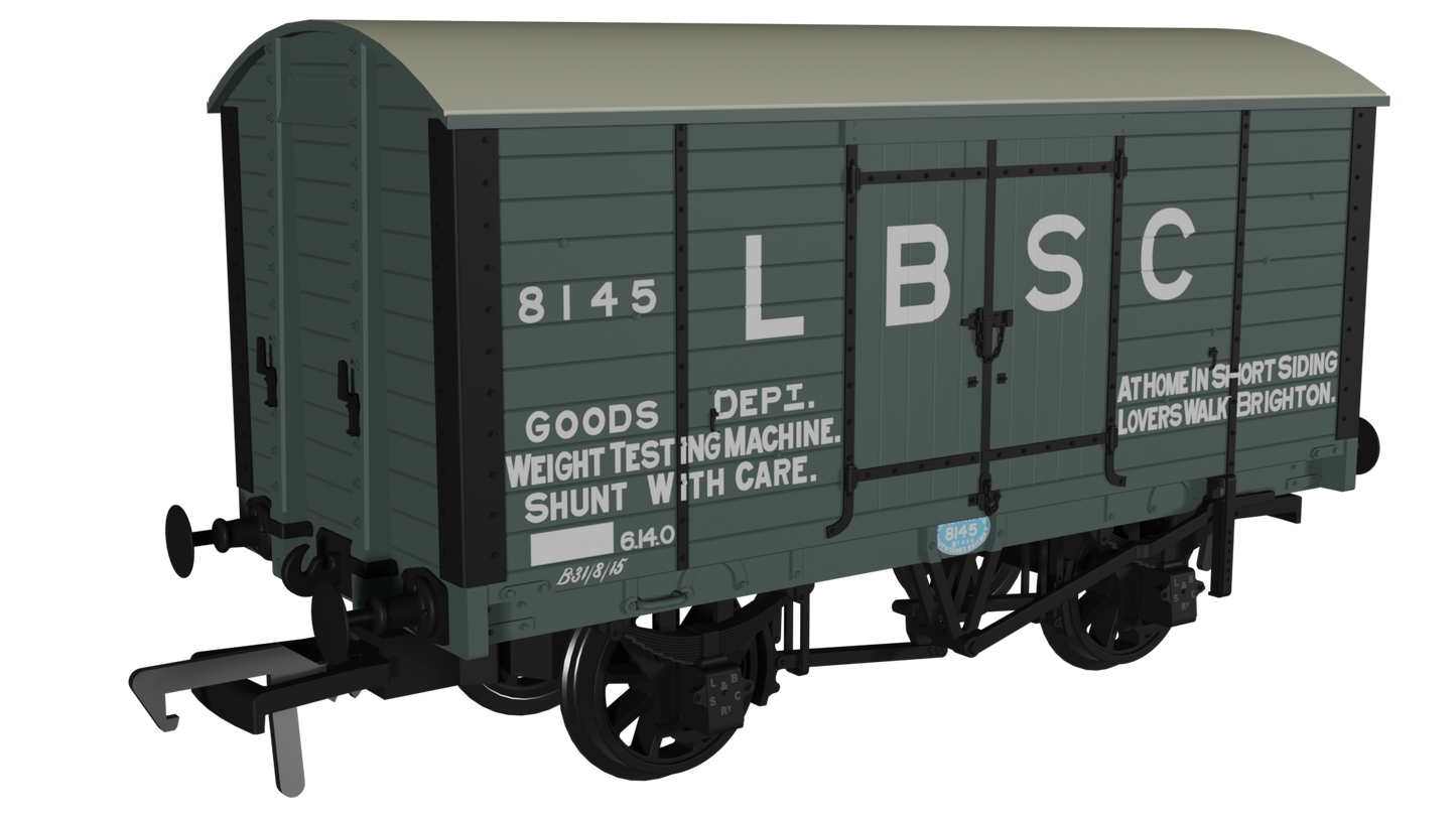 Rapido Trains UK 979005 LB&SCR Dia.8-Ton Goods Van LBSC – Rails