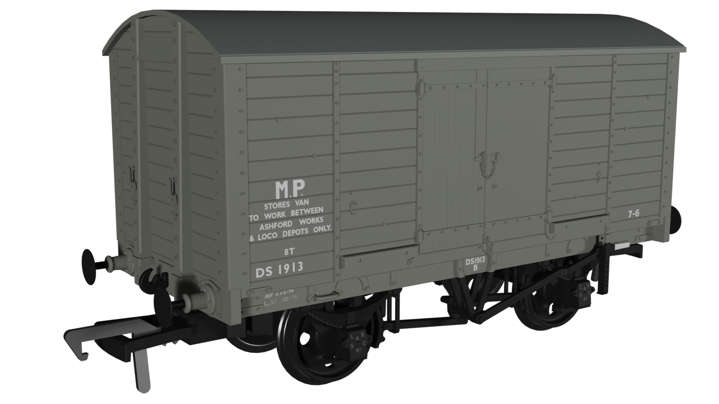 LB&SCR Dia.8-Ton Goods Van BR Departmental No.DS1913