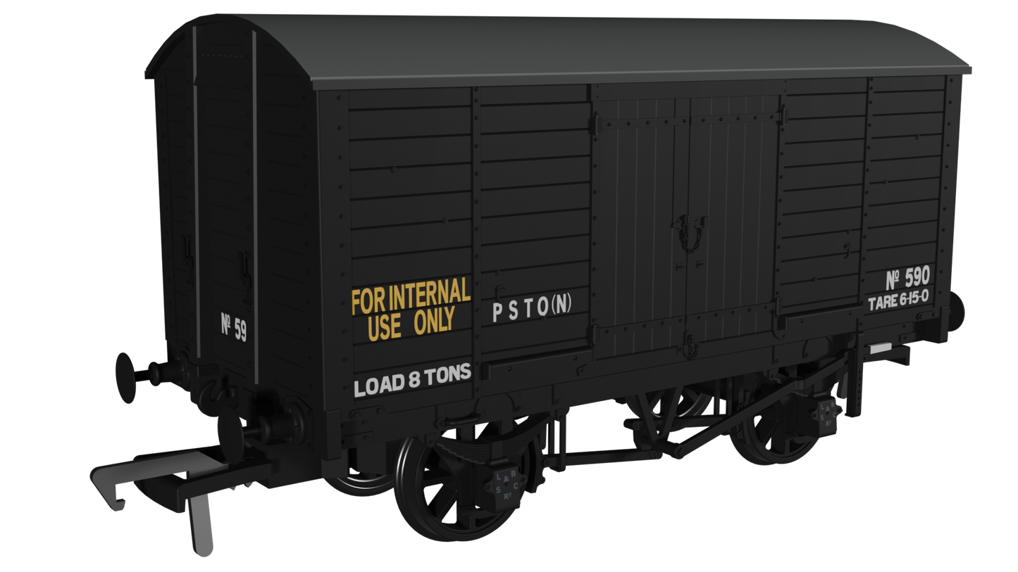 LB&SCR Dia.8-Ton Goods Van MOD No.590