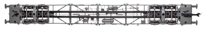 7F-042-050 KFA 93318 Refurbished Blue Sides On Body Black VNH-1 Bogies