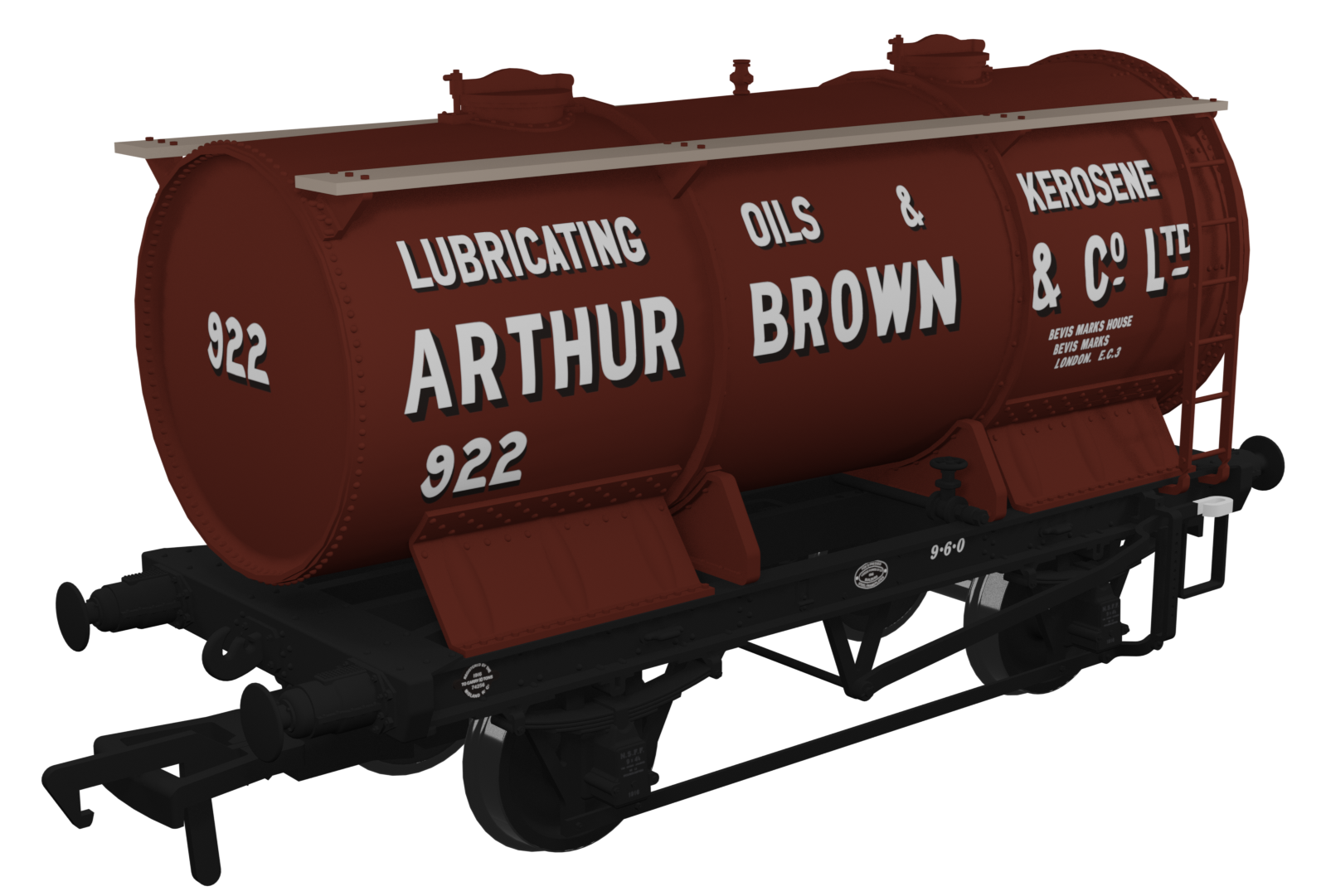 Rapido Trains UK 981003 Chemical Tank Wagon - Arthur Brown – Rails