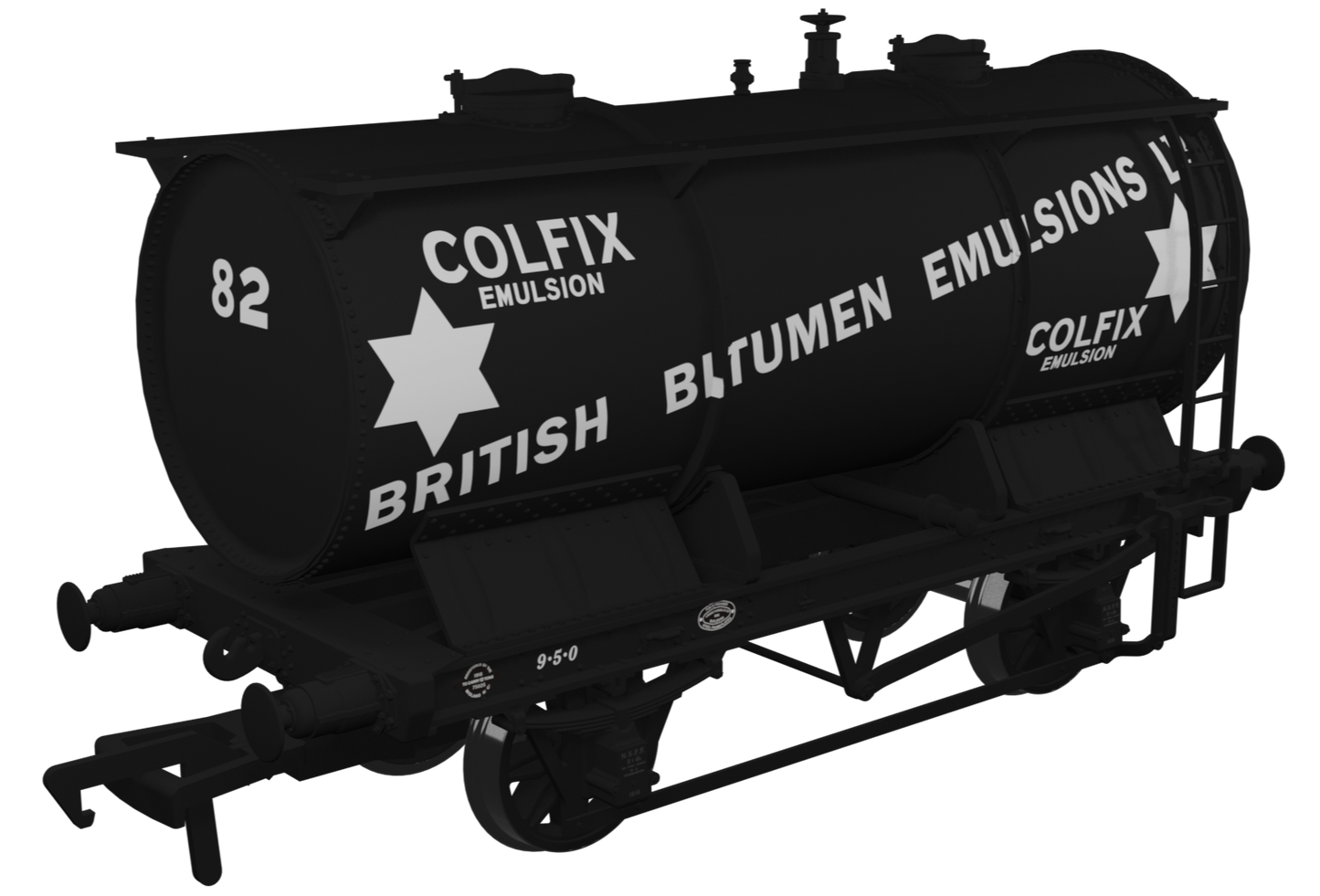 Chemical Tank Wagon - British Bitumen Emulsions 'Colfix' No.82