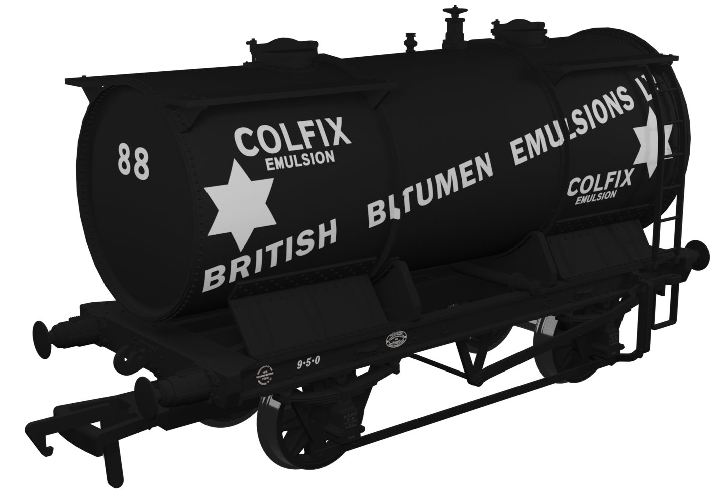 Chemical Tank Wagon - British Bitumen Emulsions 'Colfix' No.88