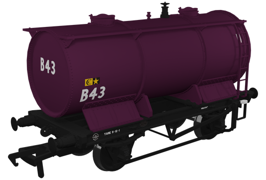 Chemical Tank Wagon - Molasses Tank - BSC Unbranded No.B43
