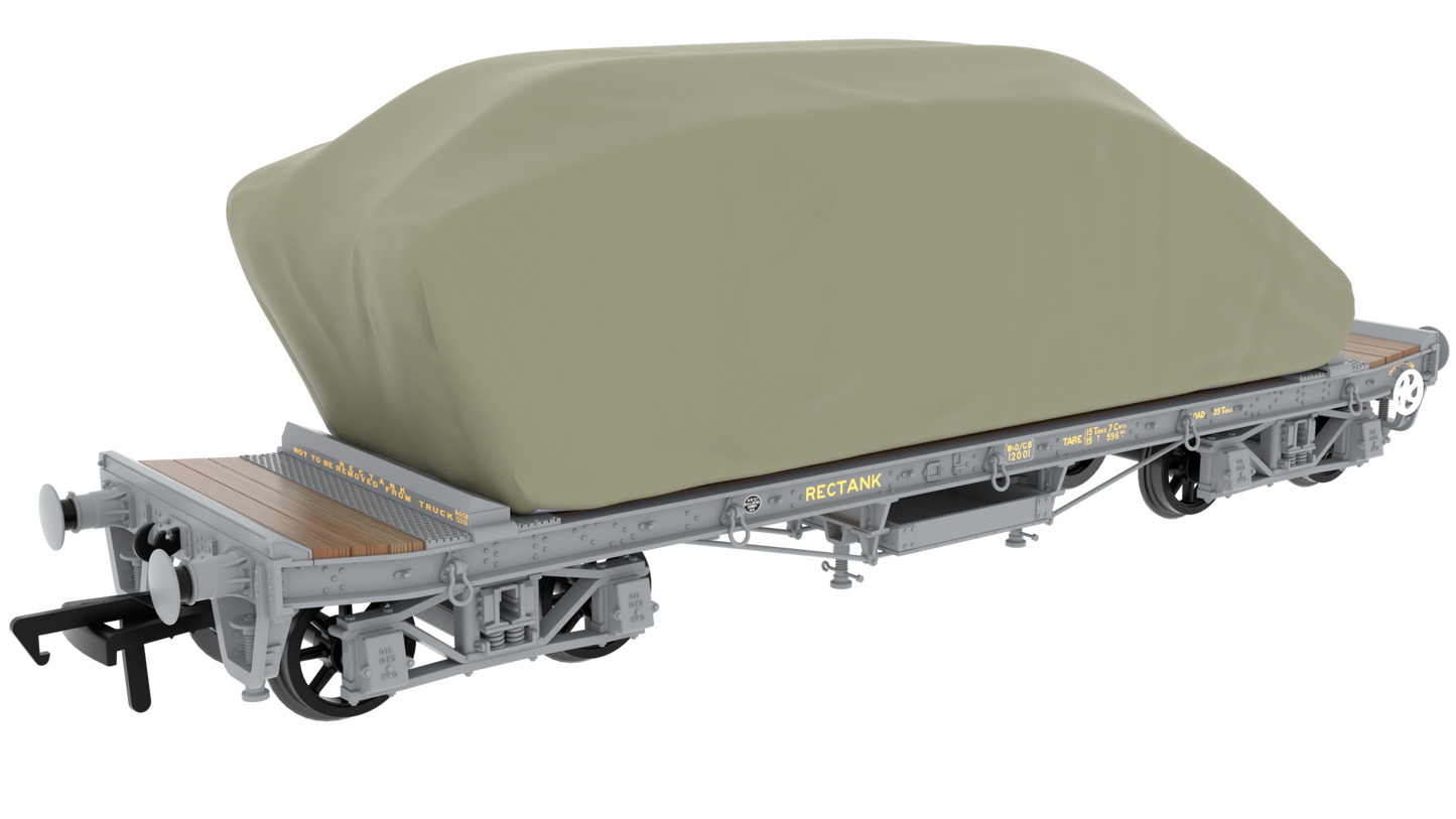 WD 35T Rectank No.12001 Grey (Tank Load)