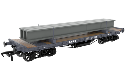 985006 WD 35T Rectank No.79110 LNWR Grey (Girder Load on Bolsters)