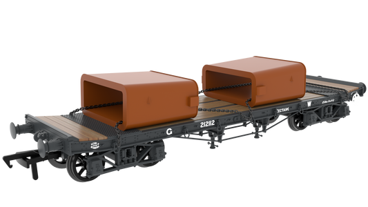 WD 35T Rectank No.212112 GWR Grey 1940s (Mould Load)