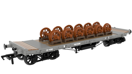 WD 35T Rectank No.55072 LNER Grey (Wheel Load)